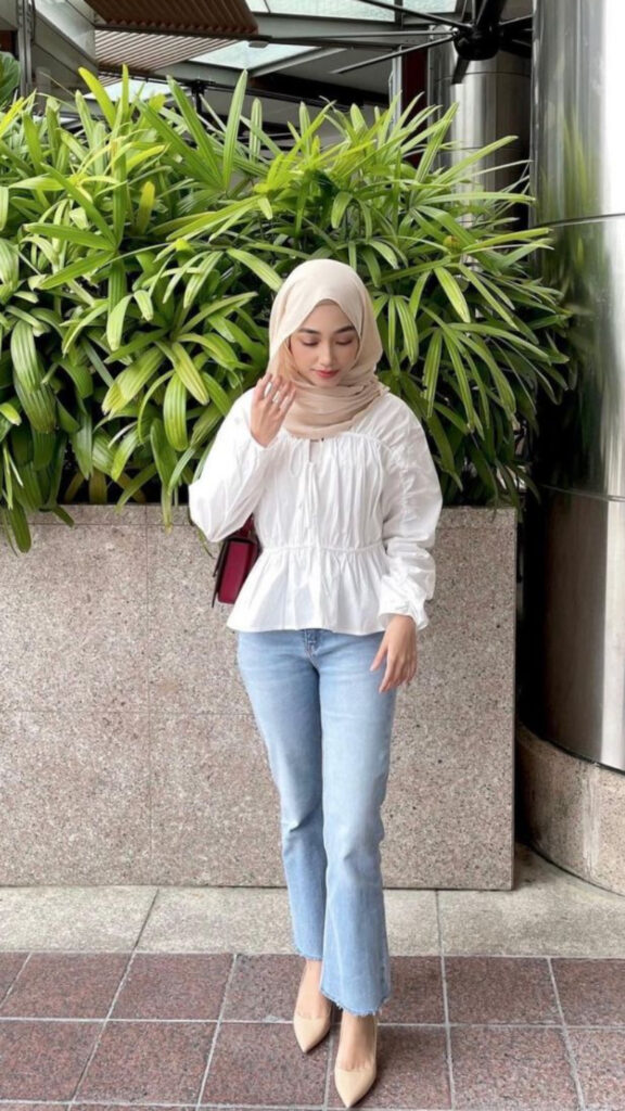 Celana Jeans Ketat Cutbray Cewek Hijab