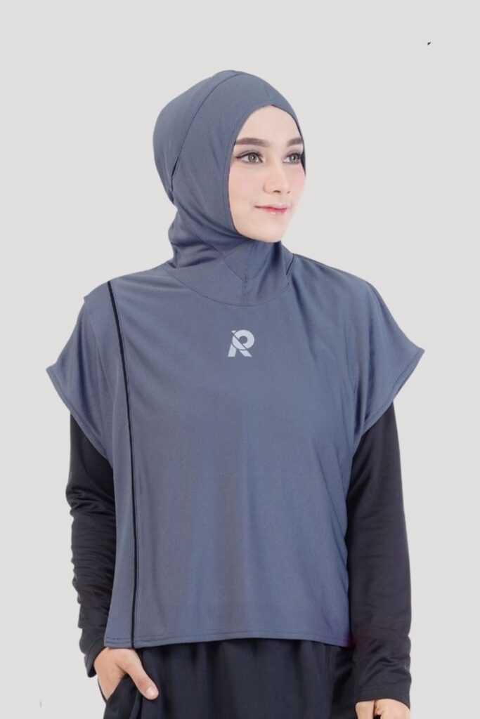 Jilbab Panjang dan Lebar Hijab Manis Run Anti Jilbob