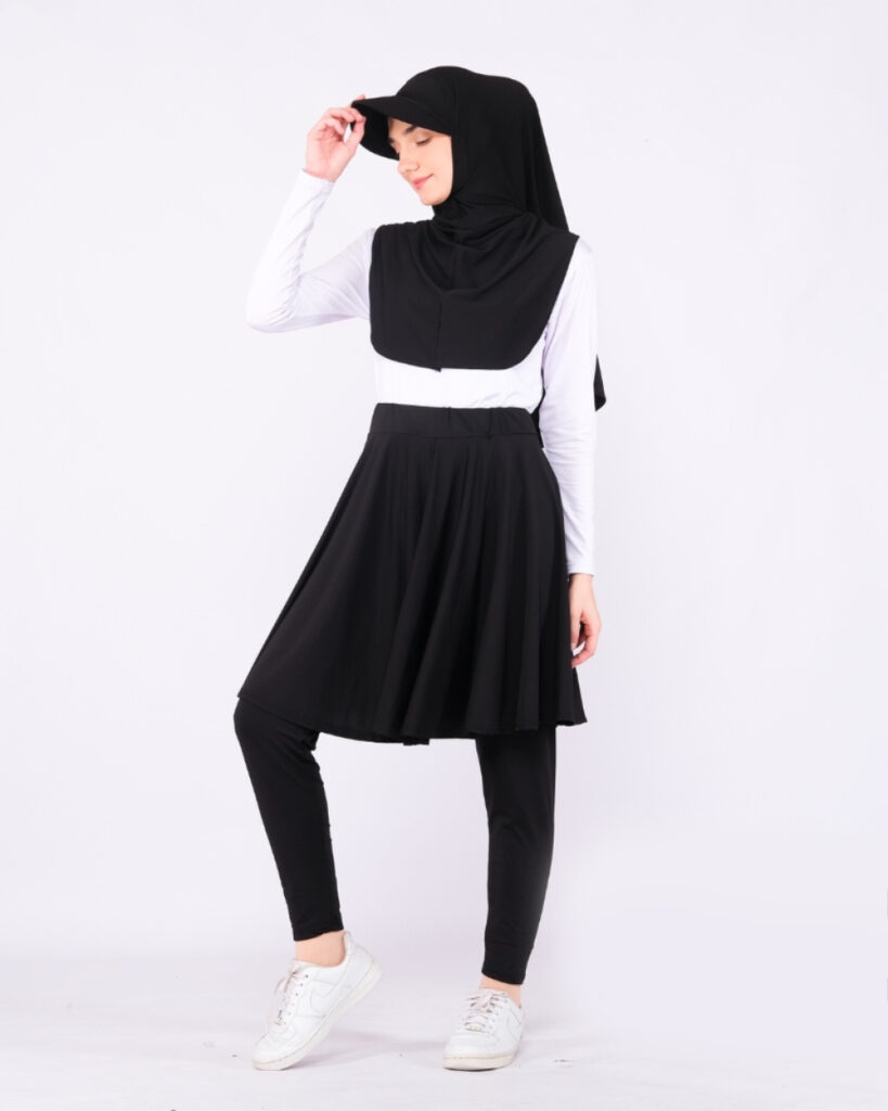 Jilbab Olahraga Hijab Legging Rok Mini
