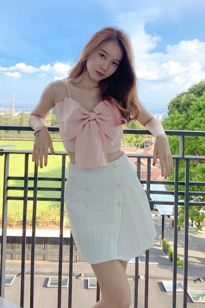 OOTd Rok Mini Pendek Lucu Vior dan Seksi