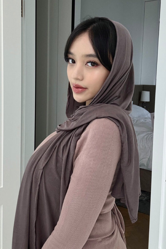 Selfie super hot Amnda Zahra Jilbab Rambut