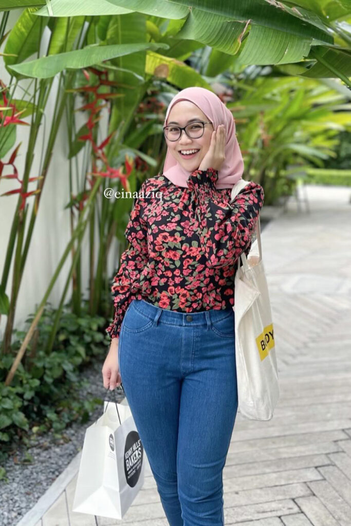 Eina Keina Celana Jeans Ketat Hijab Cameltoe