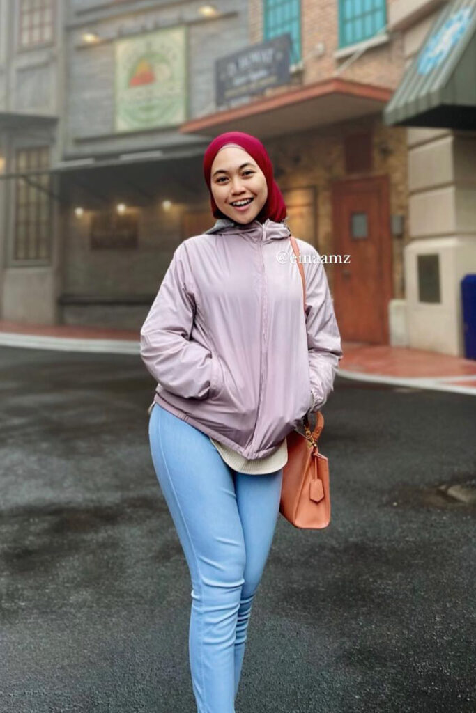 Eina Keina Celana Jeans Ketat Hijab halus