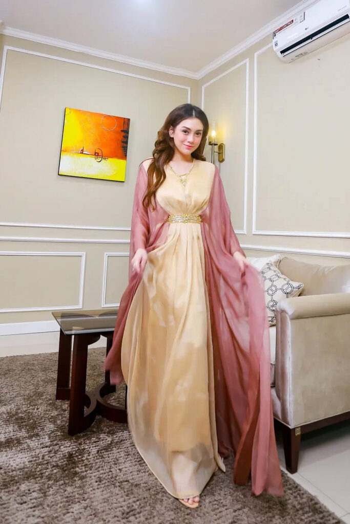 celine evangelista Kaftan Gamis Janda Kristen Putri Yasmin