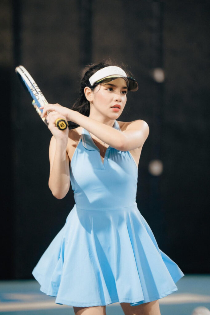 Davina Karmamoy Seksi Sporty Tenis Rok Mini