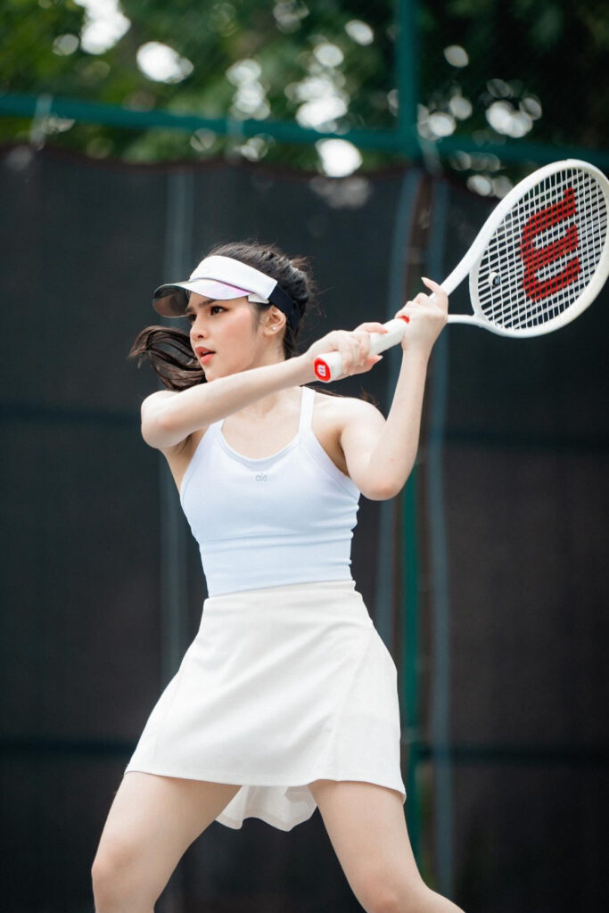 Davina Karmamoy Seksi Sporty Tenis Tanktop Puith