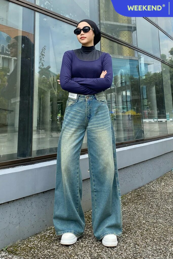 Celana Baggy cewek manis JIlba Ketat Jinso