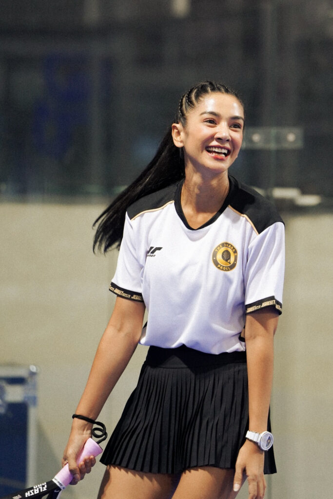 Foto Seksi Fanny Ghassani Paddle Tenis Jearsey Bola German
