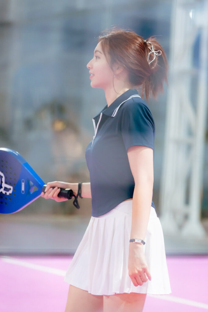 Sania Gracia JKT48 PAdel Seksi Ikar rambut