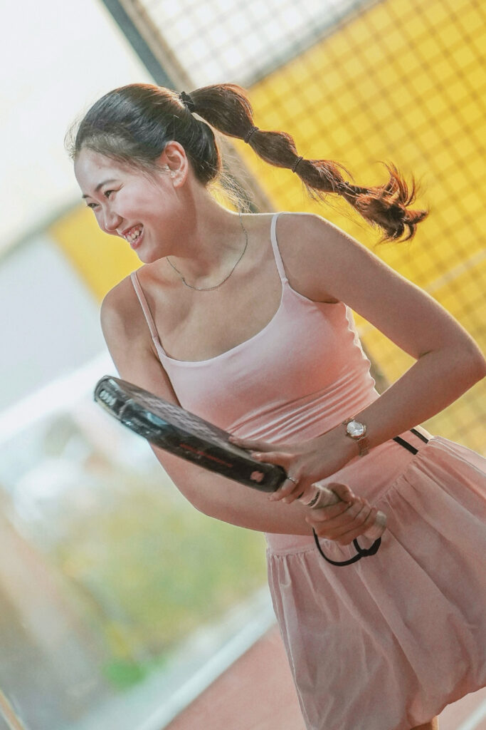 Valen Cecilia Chindo Seksi Padel Senyum manis