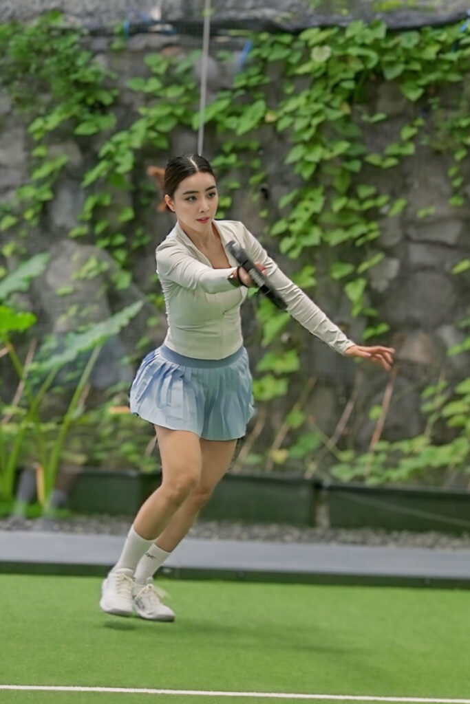 Foto Padel seksi Edelways Cen Chindo aksi keren