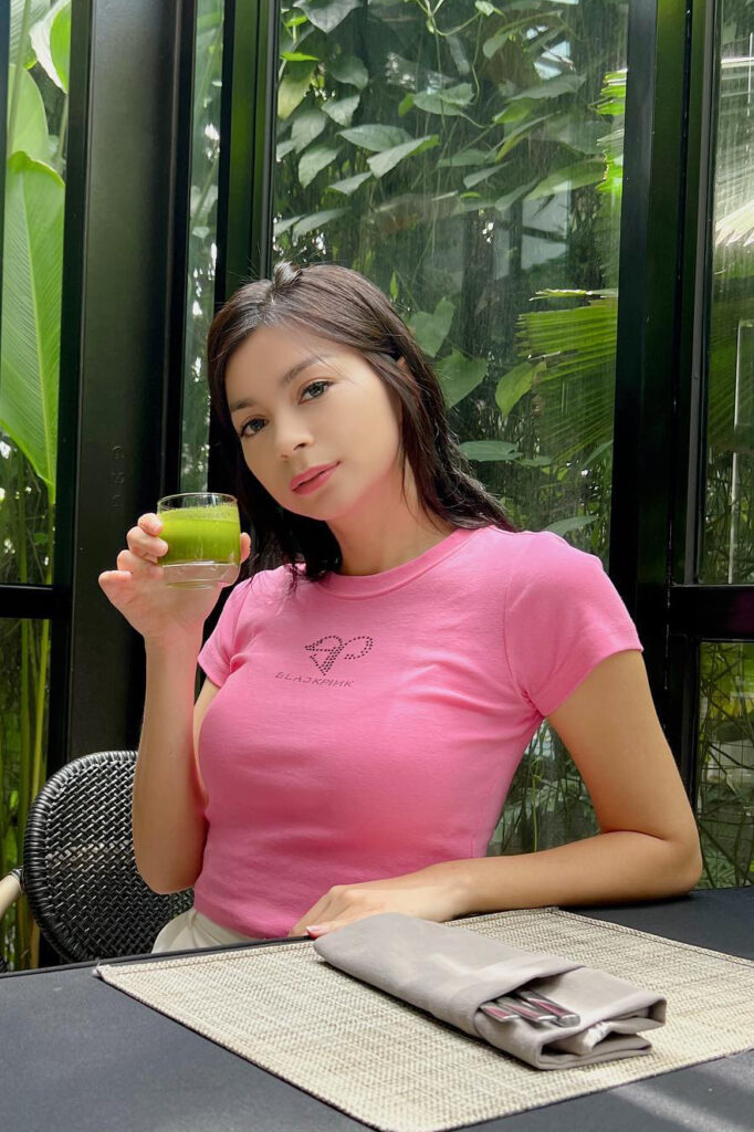 Kaos Ketat Pink Sandra Olga BRA Nyeplak