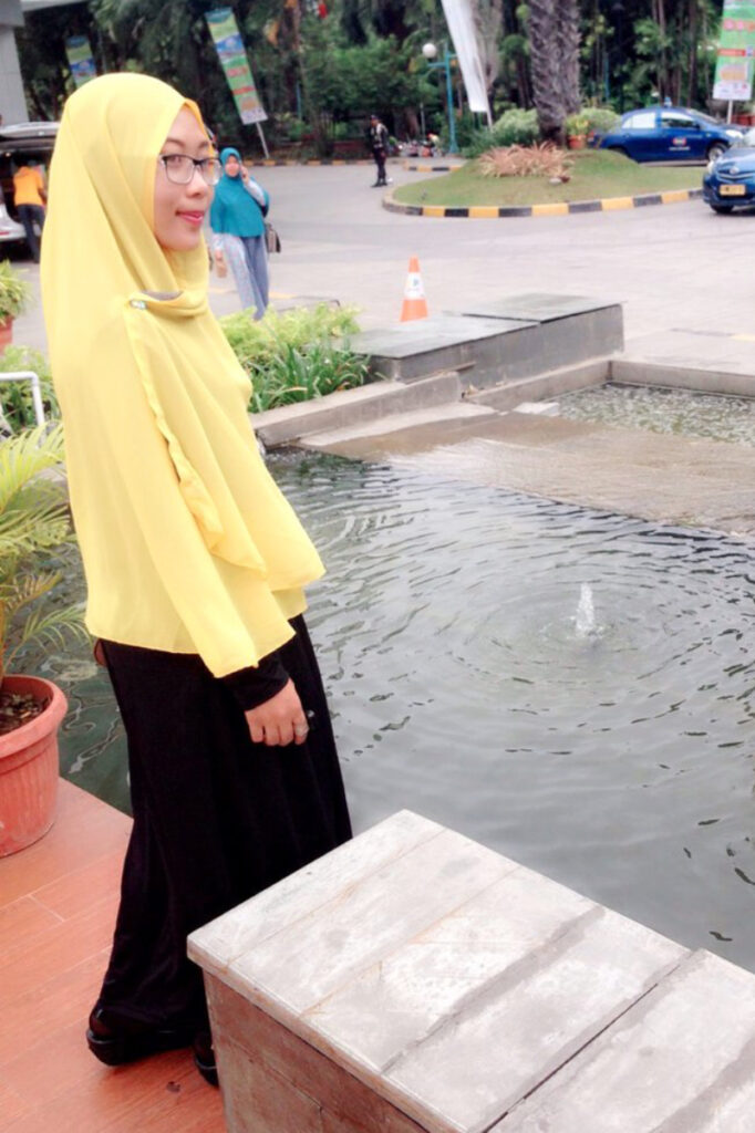 Gamis Syari Cantik Bidang Makassar Ani Revani Jilbab Kuning Mall Mari Makassar