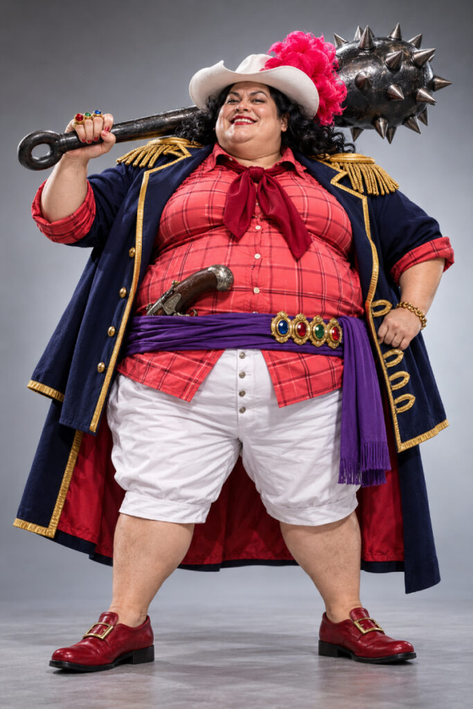 Cosplay Alvida Once Piece Gendut