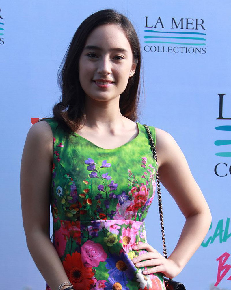 Tatjana Saphira floral dress green dan merah tanktop manis