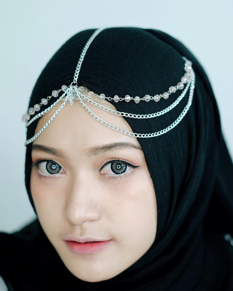 Mata Indah dan seksi cantik cewek Hijab Manis dan imut