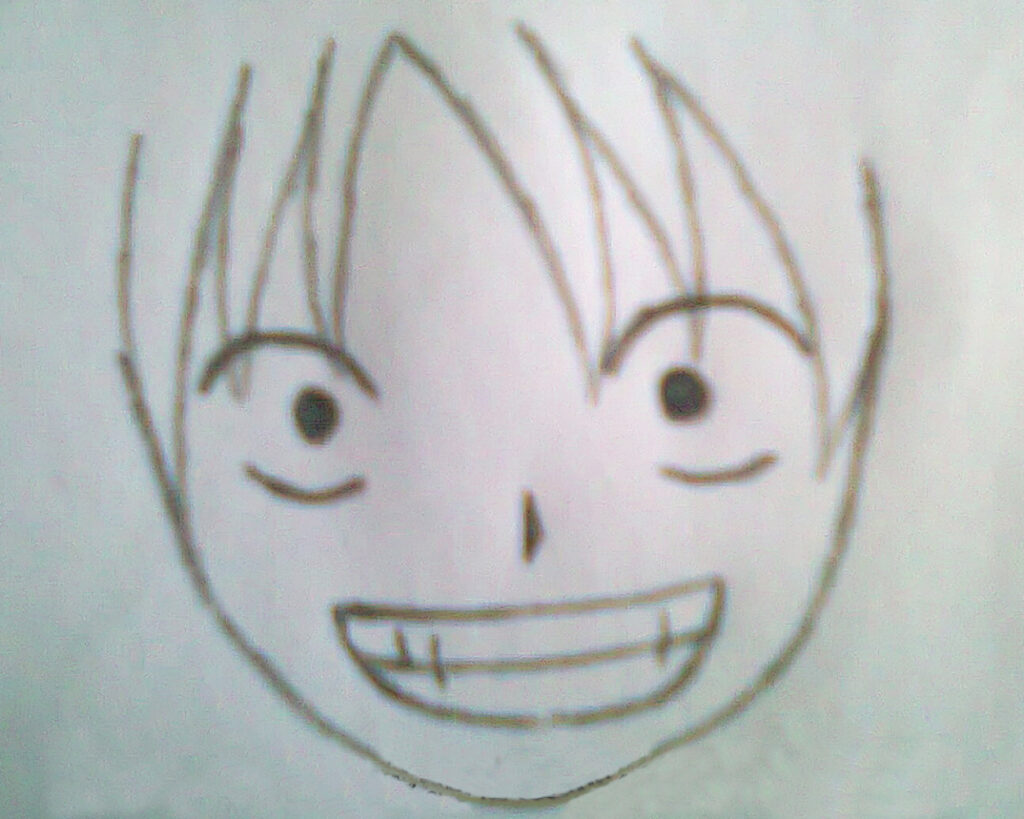 4 Cara Gambar Mongkey d Luffy One Piece