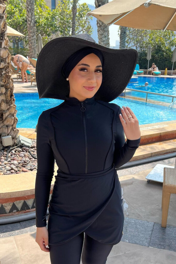 Burkini Bikini Jilbab untuk Hijaber Hidung mancung model arab