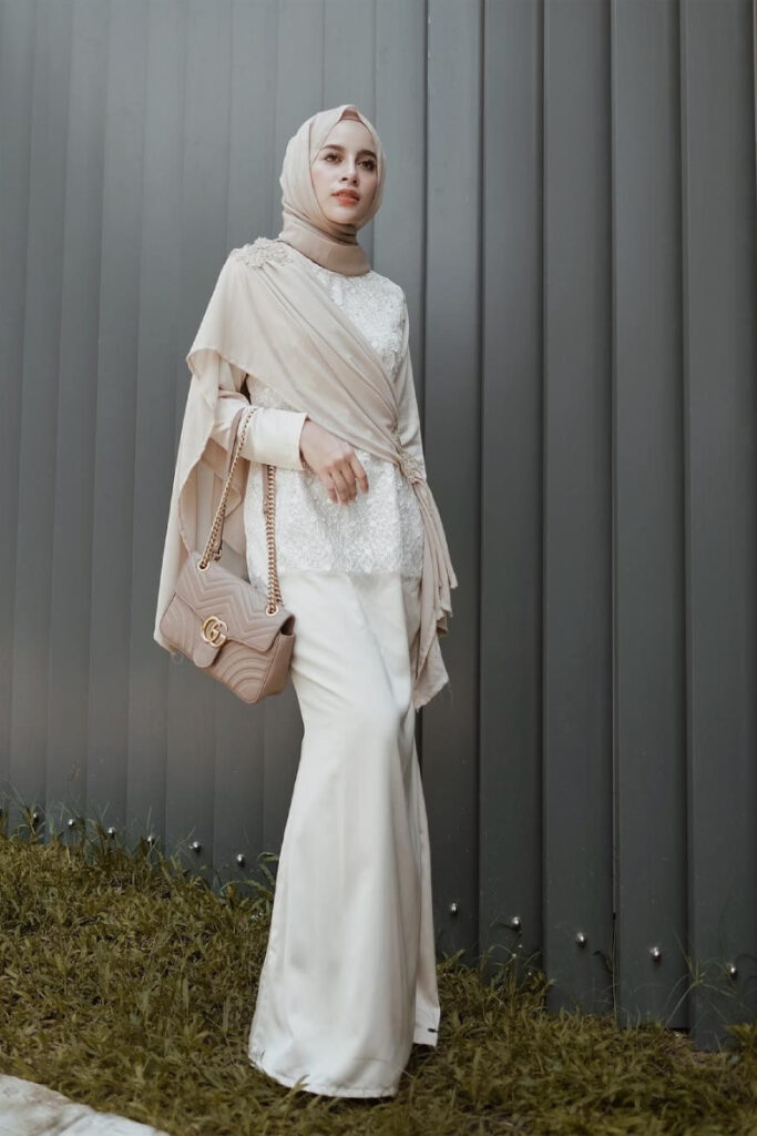 Outfit Hijab Hijab Manis Rok Sempit yang elegan Tudung Malay Style