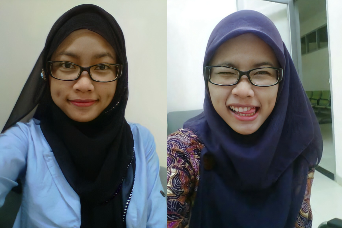 Bidan Erza Yusmira – Mahasiswi Kebidanan Selfie Manis dengan Lesung Pipit