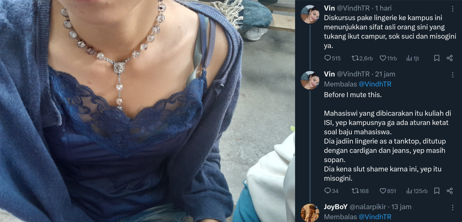 Lingerie Seksi Mahasiswi Seksi Manis