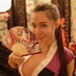 Jena Damayya Seksi Kimono Jepang Paha Mulus