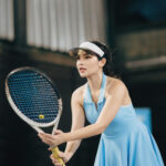 Davina Karmamoy Seksi Sporty Tenis Pose Nungging