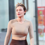 Nude Crop Top Seksi Ketat dan Seksi Sylvia Genpati